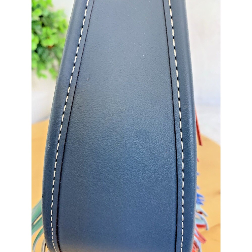 COACHTOPIA  Ergo Bag In Upcrafted Leather With Fringe CN960 - Picture 6 of 14